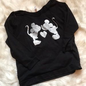 Silver glitter kissing Disney